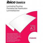 Ibico Basics A3 Standard Laminating Pouches - Pack of 100