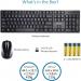 Kensington K75230UK Pro Fit Wireless Keyboard and Mouse 30886J