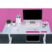 Leitz Ergo WOW Adjustable Monitor Stand Pink 31359J