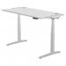 Fellowes Levado Height Adjustable Desk (Base Only) - Silver 32362J