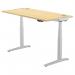 Fellowes Levado Height Adjustable Desk (Base Only) - Silver 32362J