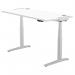 Fellowes Levado Height Adjustable Desk (Base Only) - Silver 32362J