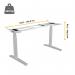 Fellowes Levado Height Adjustable Desk (Base Only) - Silver 32362J