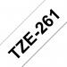 Brother TZE261 Black on White 8M x 36mm Gloss Tape 14074J