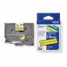 Brother TZE631 Black on Yellow 8M x 12mm Gloss Tape 14103J