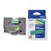 Brother TZE-751 Black on Green 8M x 24mm Gloss Tape 14113J