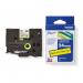 Brother TZEC51 Black on Yellow 5M x 24mm Fluorescent Tape 14120J