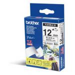 Brother TZEFX231 Black on White 8M x 12mm Flexi Tape 14133J