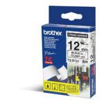 Brother TZES131 Black on Clear 8M x 12mm Strong Adhesive Tape 14165J
