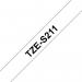 Brother TZE-S211 Black on White 8M x 6mm Strong Adhesive Tape 14168J