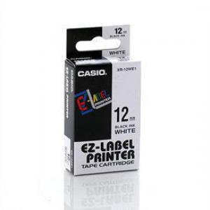 Casio XR-12WE Black on White 12mm Tape 14426J