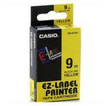 Casio XR-9YW1 Black on Yellow 9mm Tape 14452J