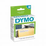 Dymo 11352 25mm x 54mm Returns Labels Tape Black On White 15413J