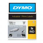Dymo 18051 6mm White Heat Shrink Tube - S0718260 15488J