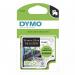 Dymo 16957 D1 12mm x 3.5m Black on White Tape 16886J