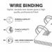 Fellowes Galaxy A4 Wire Binder 18250J