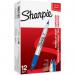 Sharpie S0811120 Twin Tip Blue Pens Pack of 12 18904J