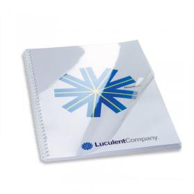GBC 4400025 A5 240 Micron Clear PVC Covers 21408J