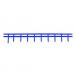 GBC 1132845 25mm Blue Surebind Strips 21410J