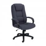 Keno Executive Fabric Chair Charcoal