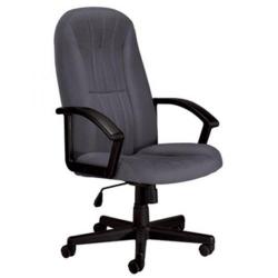 Cheap Stationery Supply of Furniture Essentials Solitaire Executive Fabric Chair Charcoal CH0109CH Office Statationery