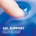 Fellowes 91141 Crystal Gel Mousepad Wrist Support Blue 24058J