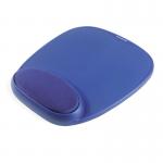 Kensington 64271 Foam Mousepad with Wrist Rest Blue 24176J