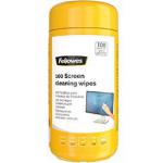 Fellowes 99703 Screen Cleaning Wipes Tub of 100 24480J