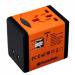 Swordfish VariPlug Dual USB Universal Travel Adapter Orange 26151J