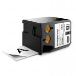 Dymo 1868755 XTL 54mm x 7m Roll All-Purpose Vinyl Black on White 26550J