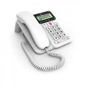 BT Decor 2600 White Corded Telephone with Call Blocker 26939J