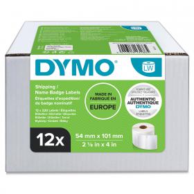 Dymo 99014 12 Rolls LabelWriter Shipping Labels 101 x 54mm 27012J