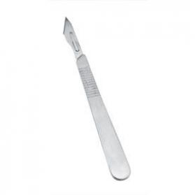 Swordfish Scalpel No.3 metal with 4 Blades Blister 27183J