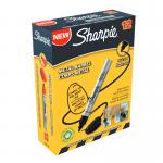 Sharpie S0945720 Metal Barrel Small Bullet Black Box of 12 27253J