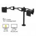Fellowes 8041701 Vista Dual Monitor Arm 27322J
