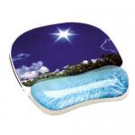 Fellowes 9202601 Beach Photo Gel Mouse Pad with Wrist Support 27340J