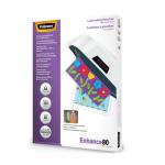 Fellowes 53022 A4 80Mic Adhesive Backed Pouch 100pk 27412J