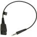 Jabra QD Cable to 3.5mm jack for Alcatel 4038 and 4068 Phones 27451J