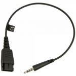 Jabra QD Cable to 3.5mm jack for Alcatel 4038 and 4068 Phones 27451J