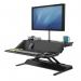 Fellowes 0007901 Lotus Sit Stand Workstation - Black 27877J