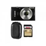 Canon IXUS 185 Digital Camera 8GB Bundle Black 27958J