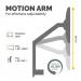 Fellowes 8042501 Platinum Series Dual Horizontal Monitor Arm 28260J