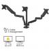 Fellowes 8042601 Platinum Series Triple Monitor Arm 28261J