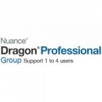 Nuance Dragon Professional Group 15 Licence 1 to 4 users 28487J
