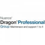 Nuance Dragon Professional Group 15 1-yr Maintenance and Support 1 to 4 Users 28488J