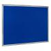 Bi-Office Earth-It Blue Felt Noticeboard Aluminium Frame 1200x900 28574J