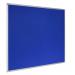 Bi-Office Earth-It Blue Felt Noticeboard Aluminium Frame 1200x900 28574J