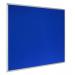 Bi-Office Earth-It Blue Felt Noticeboard Aluminium Frame 1200x900 28574J