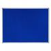 Bi-Office Earth-It Blue Felt Noticeboard Aluminium Frame 1200x900 28574J