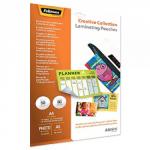 Fellowes 5602301 Admire Creative Collection Laminating Pouches 50pk 28824J